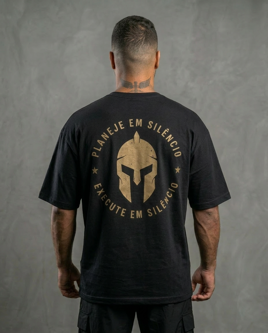 Camiseta Proteger Servir Vencer Oversized